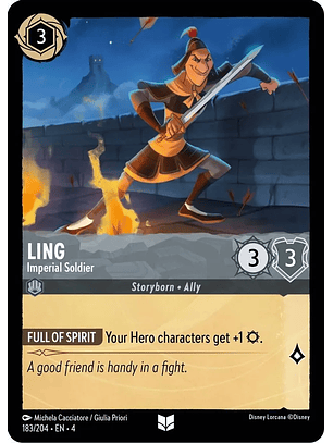 Ling - Imperial Soldier - 183/204 - Uncommon 