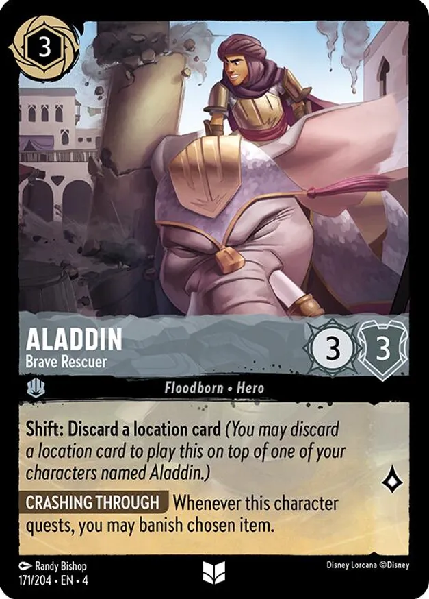 Aladdin - Brave Rescuer - 171/204 - Uncommon  1