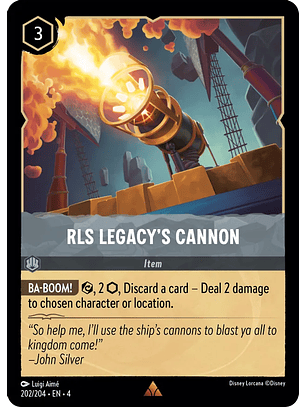 RLS Legacy's Cannon - 202/204 - Rare 