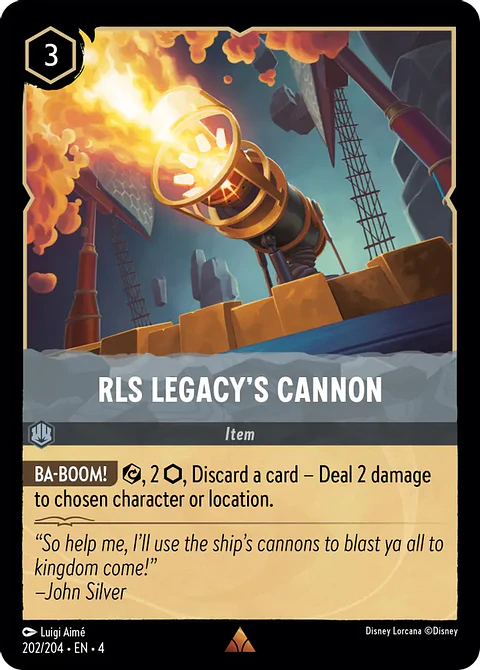 RLS Legacy's Cannon - 202/204 - Rare 