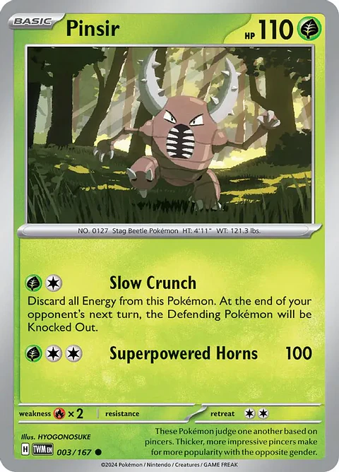Pinsir - 003/167 - Common - TWM