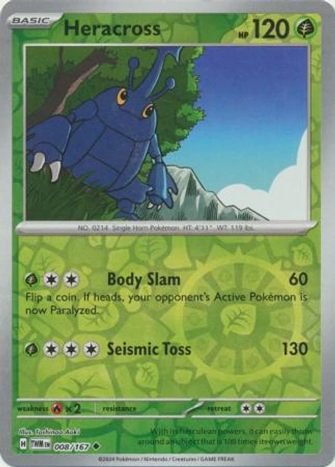 Heracross - 008/167 - Uncommon - TWM