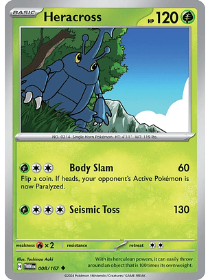 Heracross - 008/167 - Uncommon - TWM