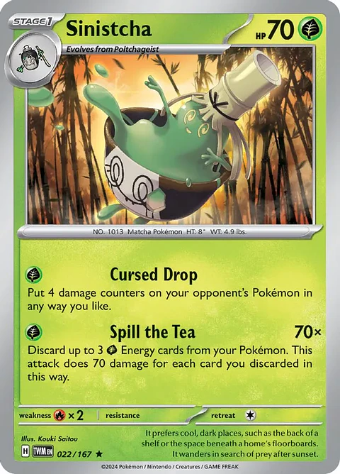 Sinistcha - 022/167 - Holo Rare