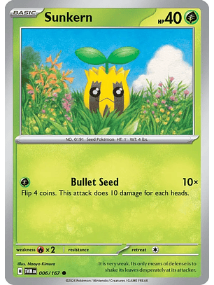 Sunkern - 006/167 - Common - TWM 