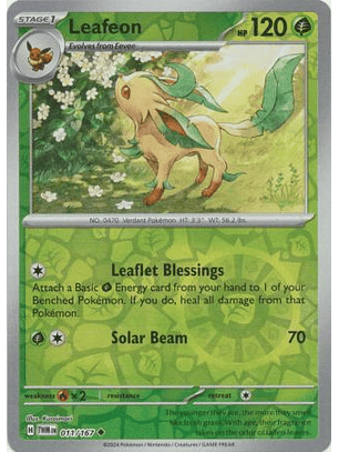 Leafeon - 011/167 - Uncommon - TWM