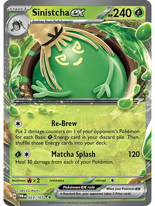 Sinistcha ex - 023/167 - Ultra Rare