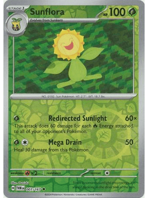 Sunflora - 007/167 - Uncommon