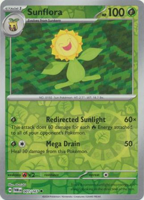 Sunflora - 007/167 - Uncommon