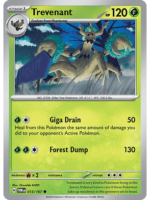 Trevenant - 013/167 - Common