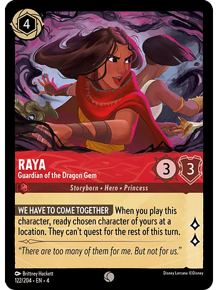 Raya - Guardian of the Dragon Gem - 122/204 - Common 