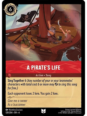 A Pirate's Life - 128/204 - Uncommon 
