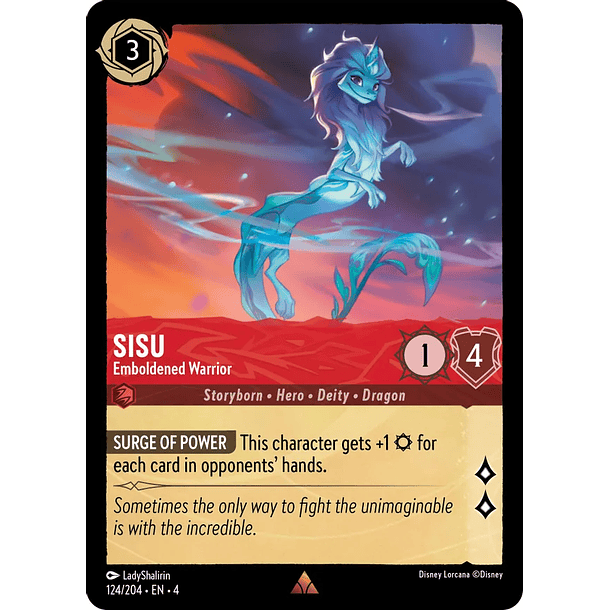 Sisu - Emboldened Warrior - 124/204 - Rare 