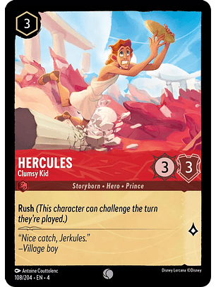 Hercules - Clumsy Kid - 108/204 - Common 