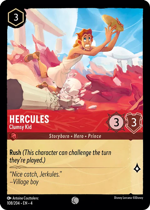 Hercules - Clumsy Kid - 108/204 - Common 