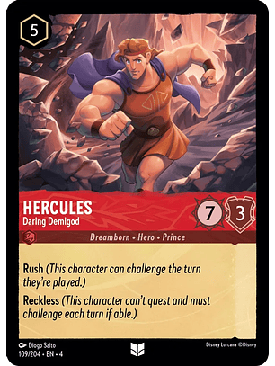 Hercules - Daring Demigod - 109/204 - Uncommon 