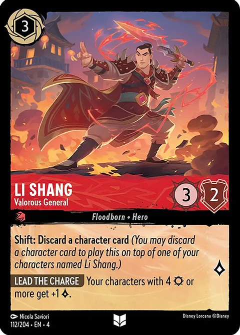 Li Shang - Valorous General - 112/204 - Uncommon 