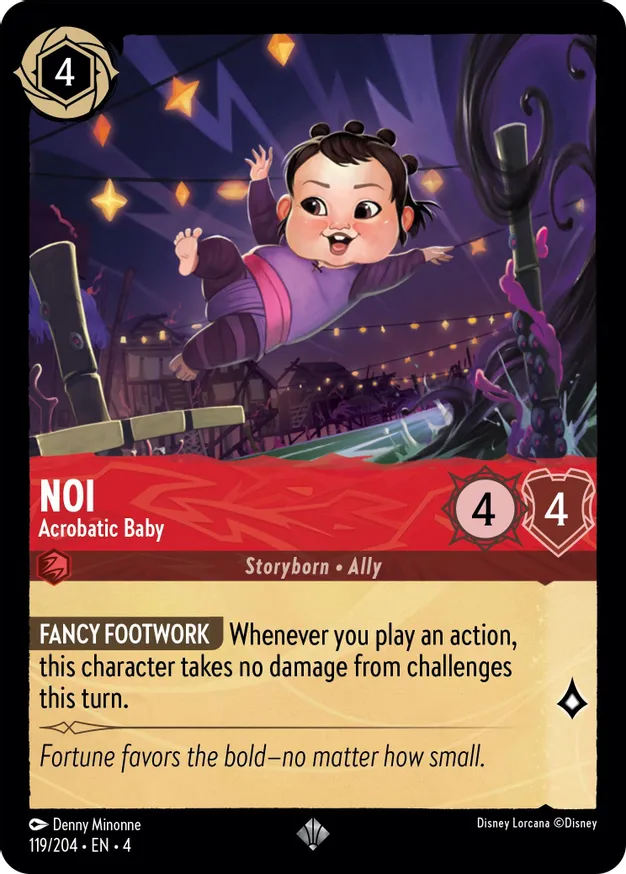 Noi - Acrobatic Baby - 119/204 - Super Rare 1