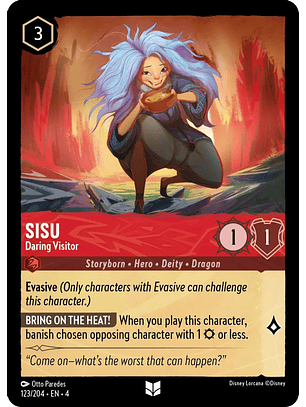Sisu - Daring Visitor - 123/204 - Uncommon 