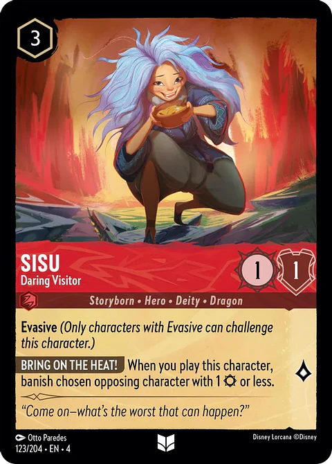 Sisu - Daring Visitor - 123/204 - Uncommon 