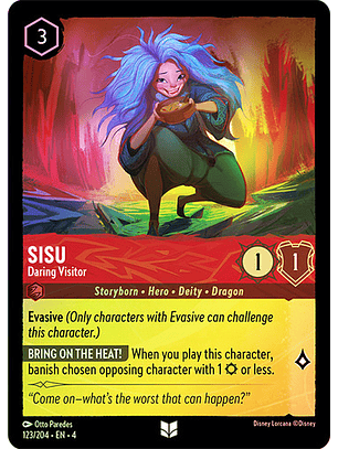 Sisu - Daring Visitor - 123/204 - Uncommon 