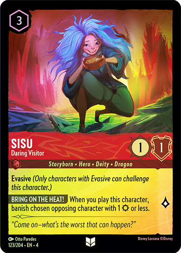 Sisu - Daring Visitor - 123/204 - Uncommon  2