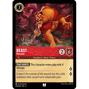 Beast - Wounded - 103/204 - Uncommon 