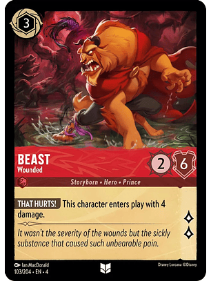Beast - Wounded - 103/204 - Uncommon 