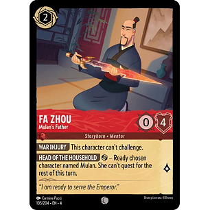 Fa Zhou - Mulan's Father - 105/204 - Common 