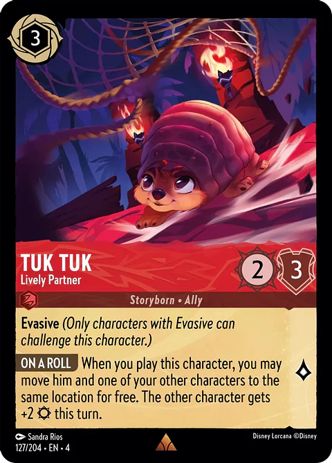 Tuk Tuk - Lively Partner - 127/204 - Rare 
