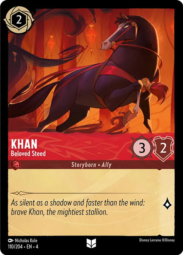 Khan - Beloved Steed - 110/204 - Uncommon  1