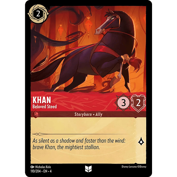 Khan - Beloved Steed - 110/204 - Uncommon 