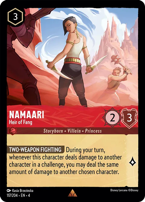 Namaari - Heir of Fang - 117/204 - Rare 