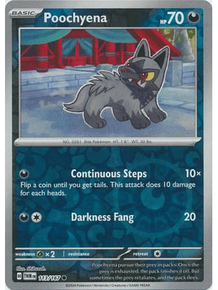 Poochyena - 113/167 - Common - TWM
