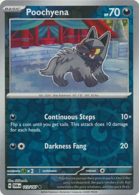 Poochyena - 113/167 - Common - TWM