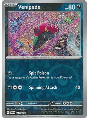 Venipede - 115/167 - Common - TWM