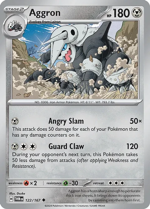 Aggron - 122/167 - Uncommon - Twm