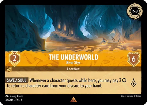 The Underworld - River Styx - 34/204 - Rare 