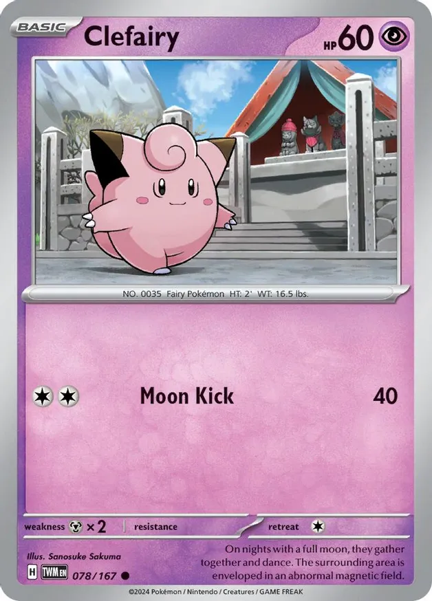 Clefairy - 078/167 - Common 1