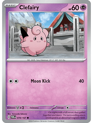 Clefairy - 078/167 - Common - TWM