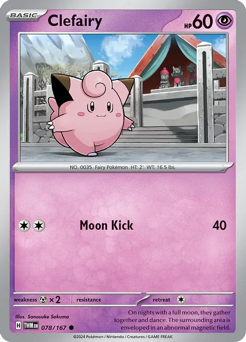 Clefairy - 078/167 - Common - TWM