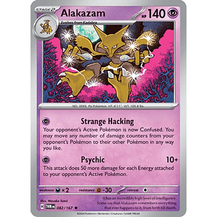 Alakazam - 082/167 - Holo Rare 