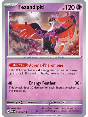 Fezandipiti - 096/167 - Holo Rare - TWM
