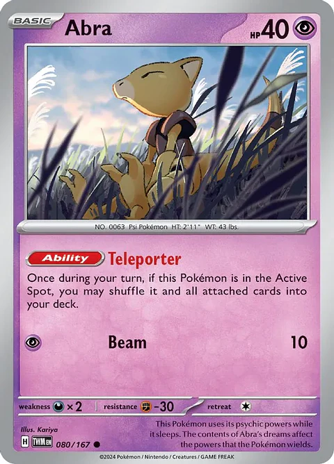 Abra - 080/167 - Common - TWM