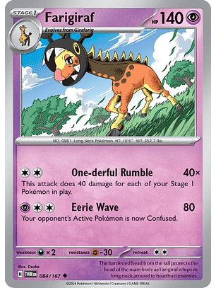 Farigiraf - 084/167 - Uncommon - TWM