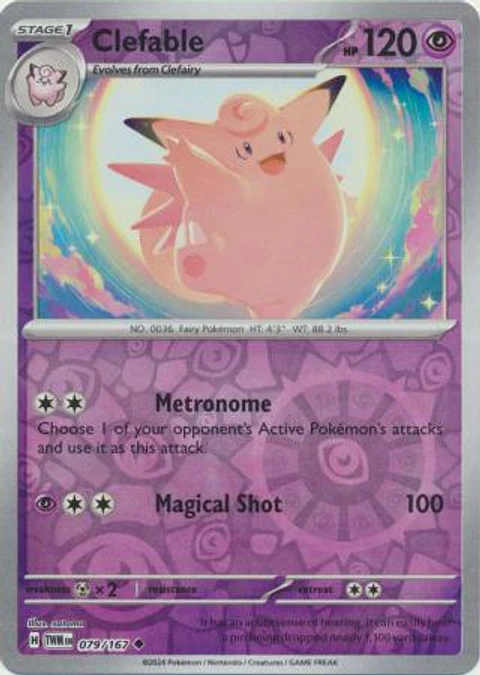 Clefable - 079/167 - Uncommon - TWM