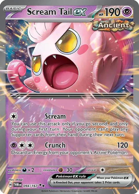 Scream Tail ex - 094/167 - Ultra Rare