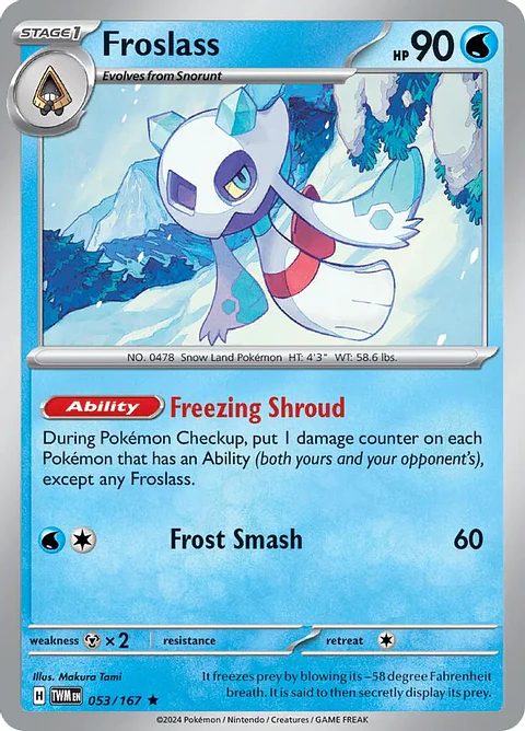 Froslass - 053/167 - Common - TWM