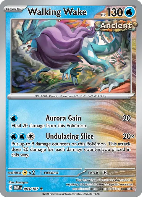Walking Wake - 063/167 - Holo Rare - TWM