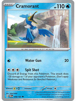 Cramorant - 058/167 - Uncommon